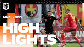 Highlights Montenegro - Nederland (13/11/2021) WK-kwalificatie