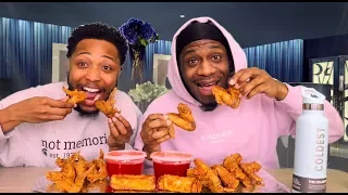 FRIED CHINESE CHICKEN WINGS MUKBANG W/ SWEET & SOUR SAUCE