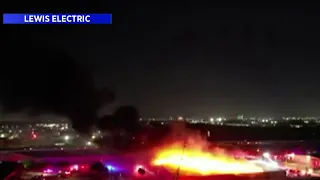 4 injured when fireworks explode inside Orange County warehouse