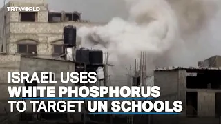 Israel uses white phosphorus to target UN schools