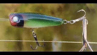 Making Popper Lure. (Recreating popular lures Ep 2)