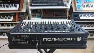 ПОЛИВОКС синтезатор POLIVOKS Synthesizer (1982) *Cafe Moskwa*