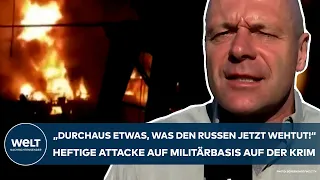 PUTINS KRIEG: "Durchaus etwas, was den Russen jetzt wehtut!" Heftige Attacke auf der Krim