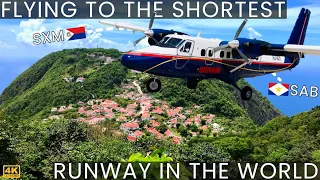 [4K] – Flying To THE Shortest Runway In The World & Exploring Saba Island – TVS Ep. 1