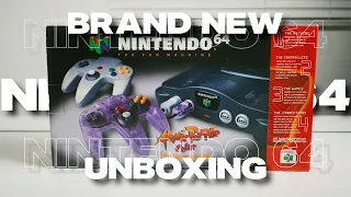 BRAND NEW UNBOXING: Nintendo 64 Atomic Purple Bundle 24 Years Later