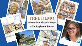 How to Sketch a Fountain, DEMO with Stephanie Bower