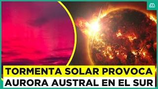 Aurora austral en Punta Arenas: Tormenta solar podría desatar diversos fenómenos en el mundo