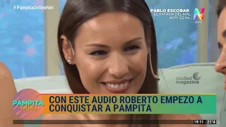 Revelan el audio con el que García Moritán comenzó a conquistar a Pampita