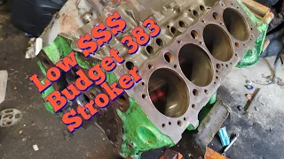 BUDGET 383 STROKER BUILD!! Part 1. Short Block Assembly.