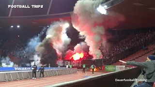 30.10.2013 GC Zürich - FC Zürich  I Choreo, Pyro, Stimmung