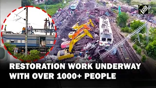 Restoration work in full swing with over 1000+ manpower at accident site, normal operations soon