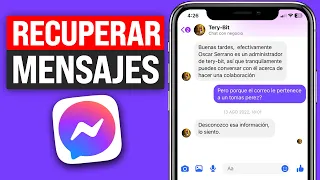 Cómo RECUPERAR CONVERSACIONES BORRADAS de Facebook MESSENGER (2024)