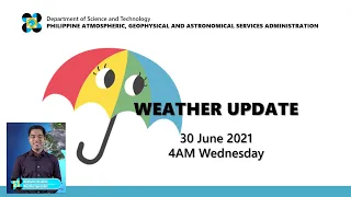 Public Weather Forecast Issued at 4:00 AM June 30, 2021