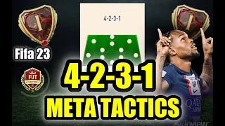 *Damn!*🔥 BEST 4-2-3-1 Custom Tactics to attack & control in Fifa 23!