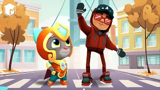 Talking Tom Hero Dash vs Subway Surfers Oxford 2021! Who is the Best? Кто круче? Jake or Tom?