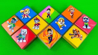 Looking For Paw Patrol Clay With Slime Coloring: Ryder, Chase, Marshall,...Satisfying ASMR Video