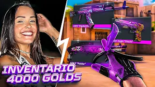 DEIXEI MINHA NAMORADA FAZER UM INVENTÁRIO DE 4000 GOLDS E FICOU PERFEITO!! - STANDOFF 2