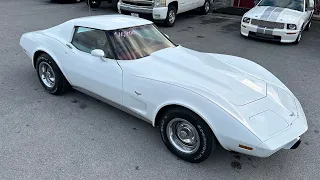 Test Drive 1977 Chevrolet Corvette SOLD $11,900 Maple Motors #2428