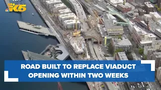 Road built to replace Alaskan Way Viaduct opening within 2 weeks