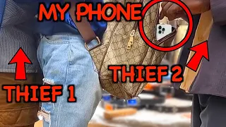 This is how pickpockets take your phone in your bag