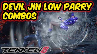 TEKKEN 8 - Devil Jin Low Parry Combo Options
