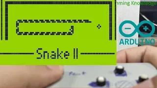 How to Make Snake Game With Arduino - Interfacing Graphical LCD (ST7920) with Arduino