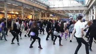 Flash mob at St Pancras Station