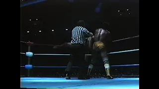 Mid-South - Butch Reed vs Ric Flair (NWA World Title match) - Superdome, New Orleans - 1985-08-09