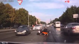 Подборка ДТП и аварий август 2013 14) New best car crash compilation August