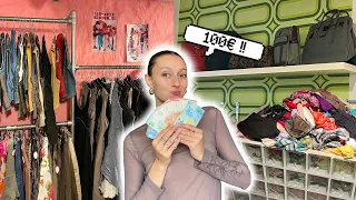 100€ dans les friperies de Bruxelles ça vaut quoi ? (VLOG)