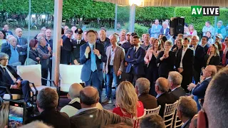 Europee, Renzi fa tappa a Monteforte Irpino