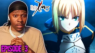 Saber And Lancer Face Off! Fate/Zero Episode 3 | Reaction!!