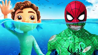 SPIDERMAN Becomes A LUCA SEA MONSTER In GTA 5