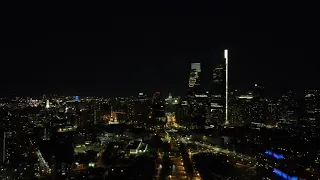 4K DRONE | PHILLY | NIGHT FLIGHT | CINEMATIC | DJI MAVIC AIR 2