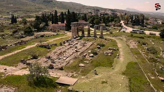 Αρχαία Kορινθος - H σημαντική   πόλη-κράτος της αρχαίας Πελοποννήσου - Mavic 2 pro