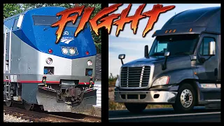 Big Rigs Cannot Beat Trains 🚂 1999 Bourbonnais, Illinois, Train Crash 🚂 History in the Dark