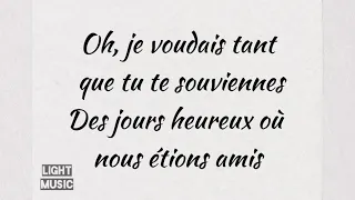 Les feuilles mortes - YVES MONTAND - lyrics