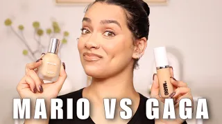 MAKEUP BY MARIO SURREAL SKIN VS HAUS OF LABS TRICLONE FOUNDATIONS | MYESHA POLNETT