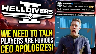 Helldivers 2 - CEO Apologizes After Sony Makes A Massive Change!