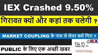 IEX में क्यों आई गिरावट ? | IEX Share Crashed | IEX share latest news | IEX Share Latest News Today