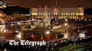 In full: Late Queen Elizabeth’s coffin arrives at Buckingham Palace on her final journey home