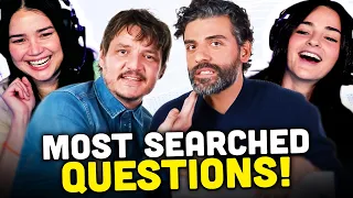 PEDRO PASCAL & OSCAR ISAAC ANSWER THE WEB'S MOST SEARCHED QUESTIONS Reaction! | WIRED