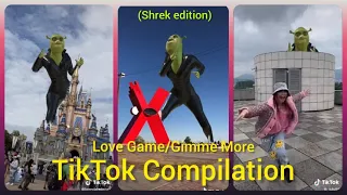 Gimme More x Love Game (Shrek Edition) TikTok Compilation