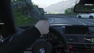 BMW M4 GTS Drifting Down the mountain FORZA HORIZON 4