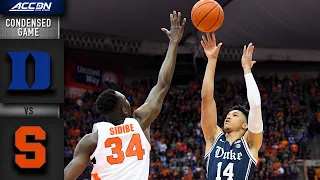 Duke vs. Syracuse Condensed Game | 2019-20 ACC Men's Basketball