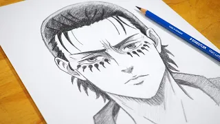 How to Draw EREN YEAGER Season 4 - [Attack on Titan]