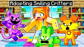 Adopting the SMILING CRITTERS in MINECRAFT!