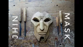 Jhin Mask Hand Carving Timelapse