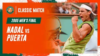 🇪🇸 Nadal vs Puerta 🇦🇷 2005 Men's final | Roland-Garros Classic Match