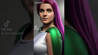 Realistic Teen Titans Characters